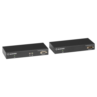 Black Box KVXLC-100-R2 KVM Extender Kit over CATx - Single-Head, DVI-D, USB 2.0, Audio, Serial, Local Video Out